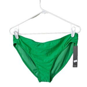 Nicole Miller Kelly Green Bikini Bottoms Medium
